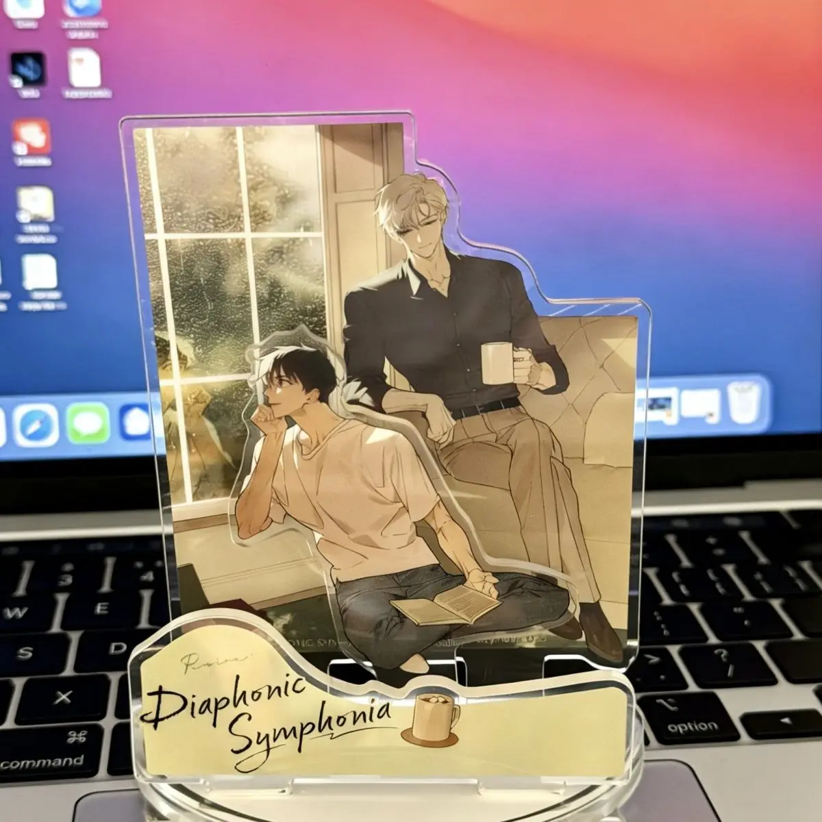 New Korean BL Manhwa Passion Acrylic Standee Anime Peripherals Toy 2D Figurine Desktop Ornament Accessories Birthday Xmas Gift