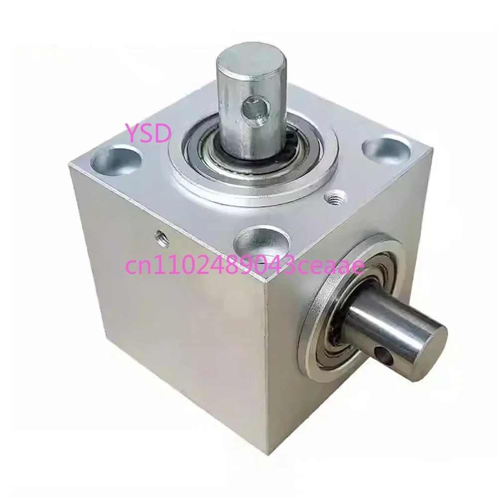 

Vertical Right Angle Steering Gear Box 15MM Diameter Dual Shaft 20T 90 Degree Commutator 1.5M 2000RPM 12Nm