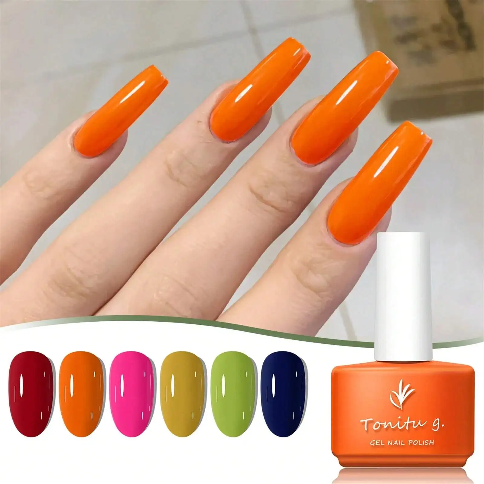 Gel-Nagellack-Set, 6-Farben, Gel-Nagellack-Set, Weiß, Grau, Braun, Rosa, Nail-Art-Design, Soak Off, LED, Maniküre, DIY, Zuhause, Salon, Geschenke