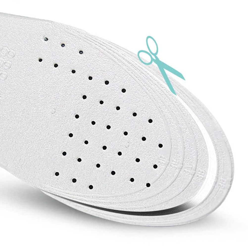 

1 Pair Heightening Insoles Lightweight Non-Slip Sweat Absorption Shoe Pads For Sports Shockproof Eva Cushions Foot Support