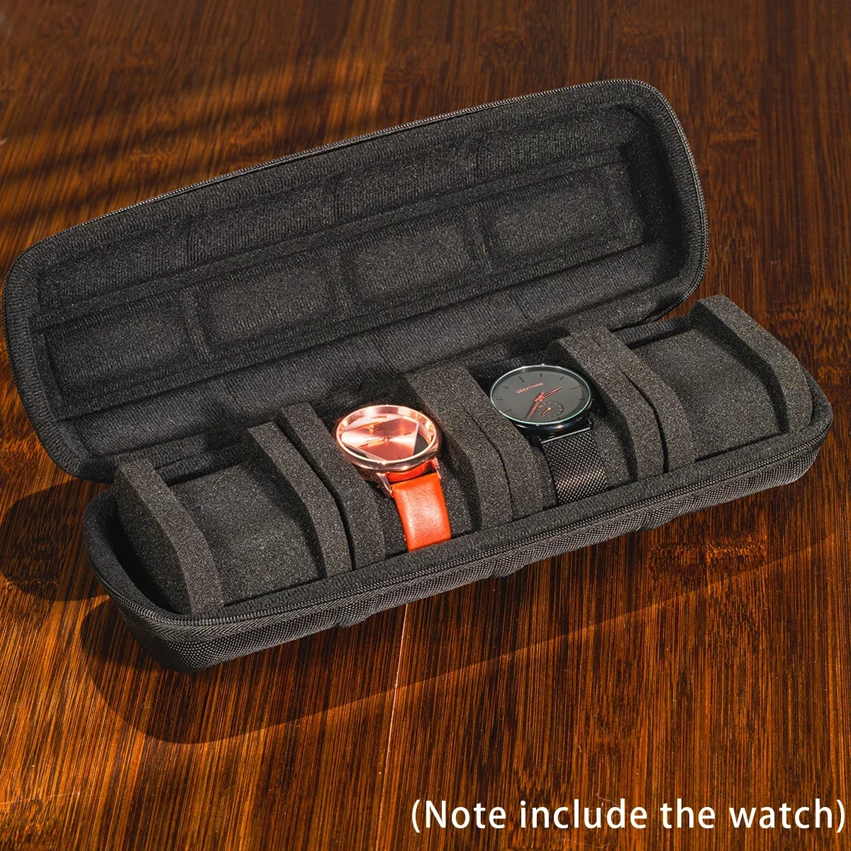 Watch Box Organizer Watch Travel Case Portable Storage Watch Display Holder for Wristwatches and Smart Watches Men Women Gift image 6