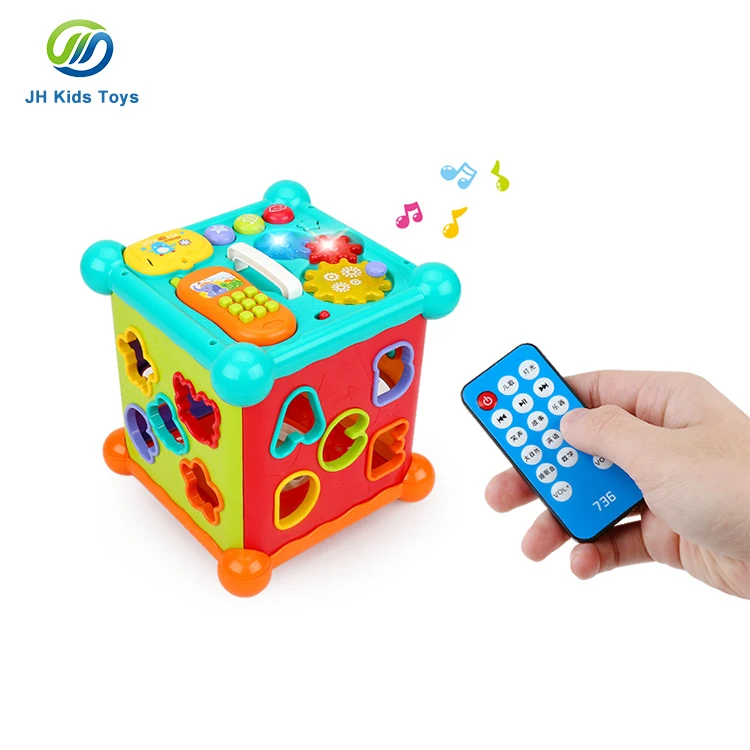 Wholesale Multifunctional Remote Control Intelligent Music Box with Light Baby Toys for 1-3years