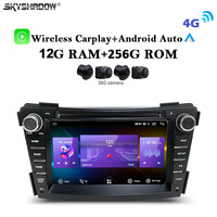 12G+256G Carplay Auto Android 13.0 IPS 4G LTE Car DVD Player GPS map WIFI Bluetooth RDS Radio For Hyundai I40 2011- 2015 2016