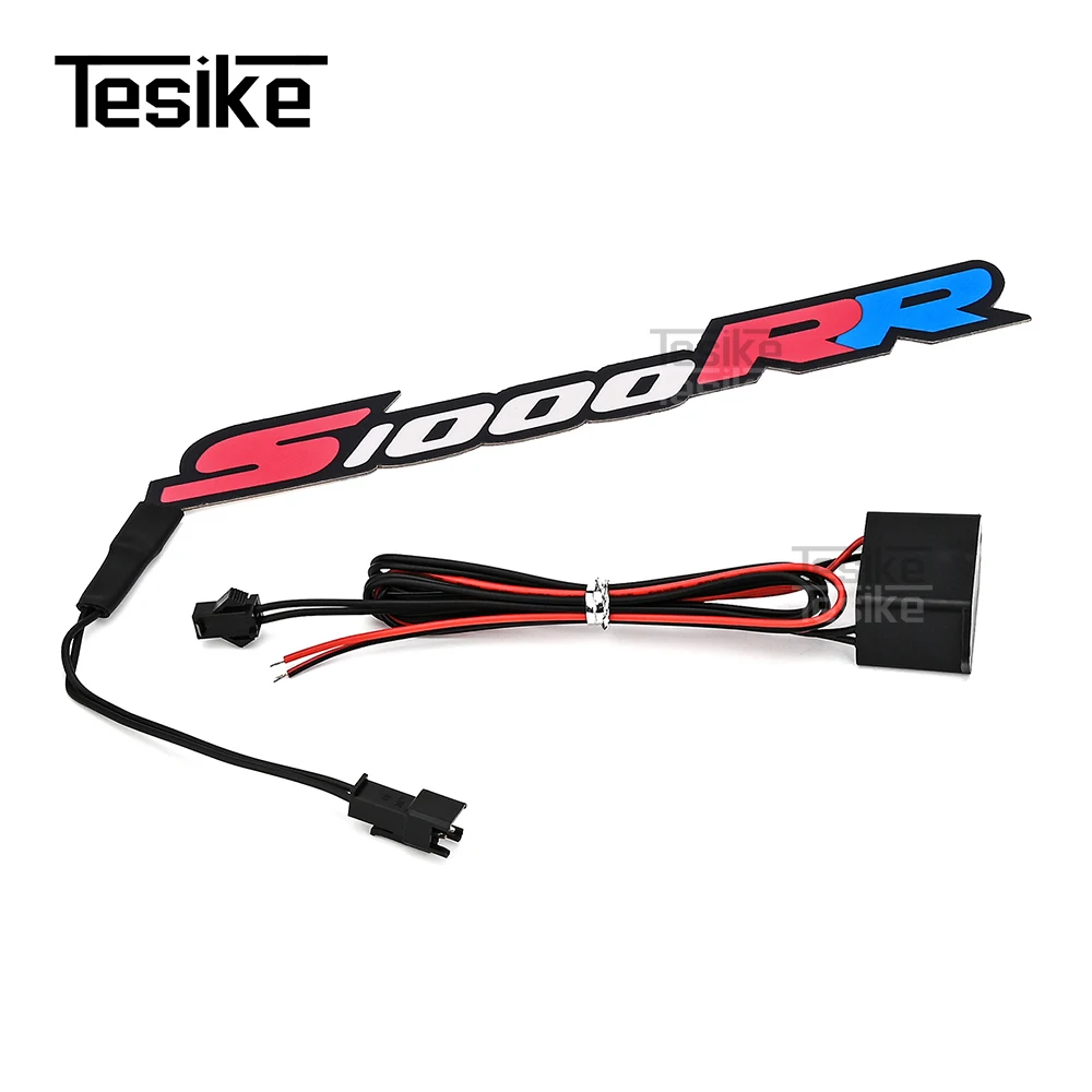 دراجة نارية ملصق الديكور لسيارات BMW S1000RR S1000 RR HP4 مصباح دراجة نارية LED لتقوم بها بنفسك عاكس EL الباردة ضوء ملصق #2