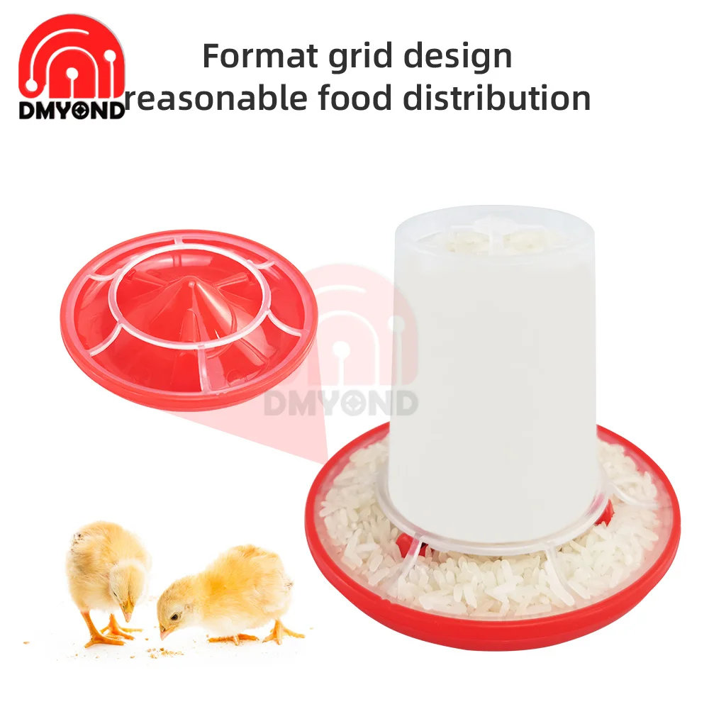 

Chicken Manger Grid Feeders Chick Feeder Waterer 160G Feeding Barrel 160ML Drinking Barrel