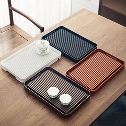Chinese Kung Fu TeaTray Household Type Storage Drainage Small Tea Table Modern Dry Brewing Table Tea Board Home Decor