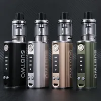 SUBTWO 100W Vape Box Mod E Cigarettes Kit 30W/60W/100W Power Adjust Battery with 0.3ohm 2.5ml Bottom Atomizer Vaper Smoke Pen