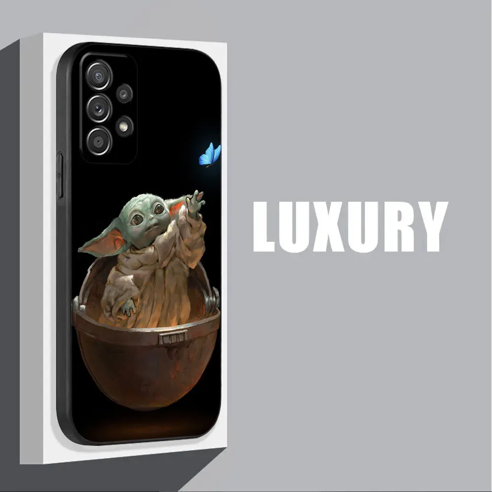 Cute Baby Yodas Phone Case For Samsung Galaxy A17 A57 A37 5G A07 A55 A54 A34 A35 A25 A15 A56 A36 A26 A16 A06 Silicone Back Cover view 5