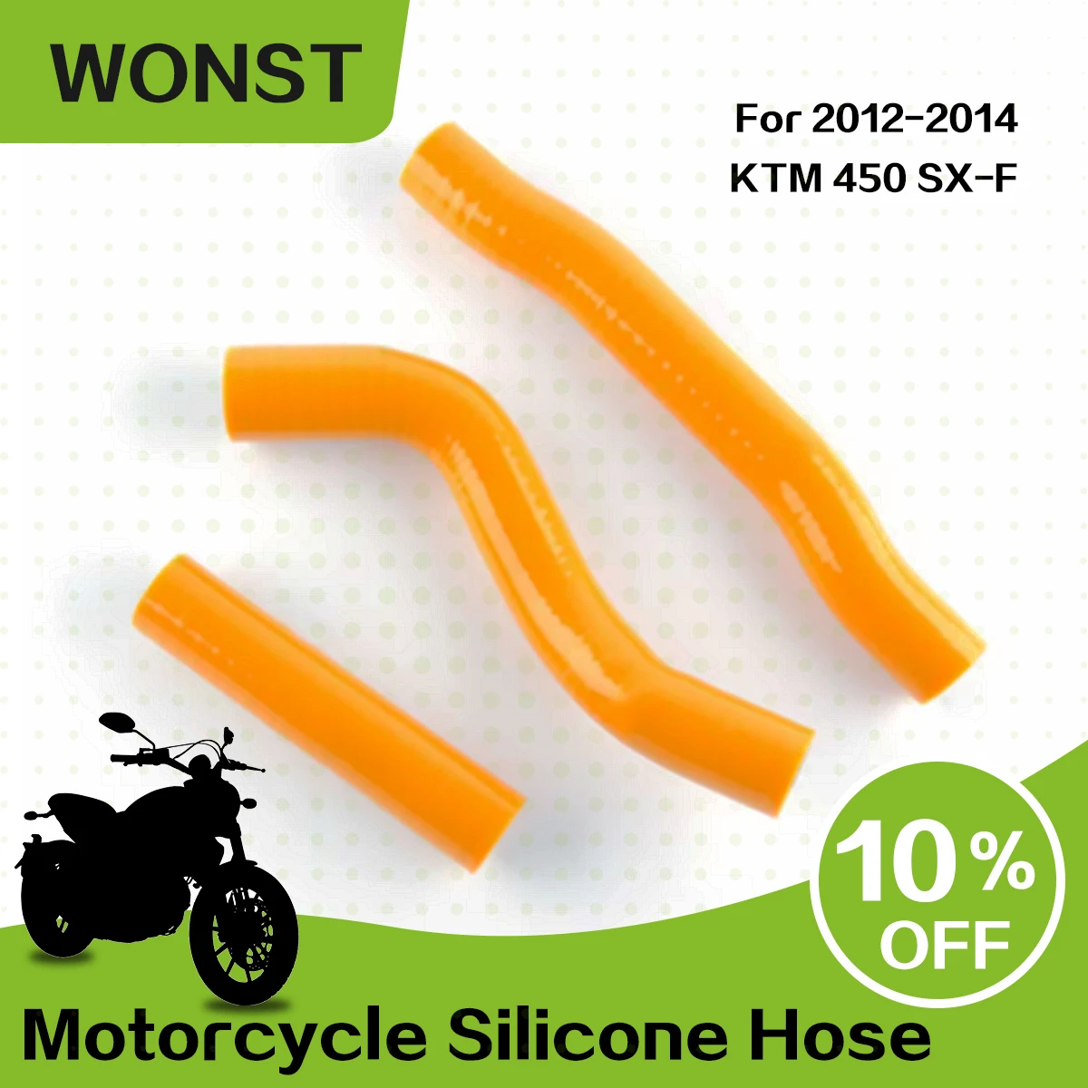 

For 2016-2017 KTM 250 350 SXF SX-F High Performance Silicone Radiator Hoses