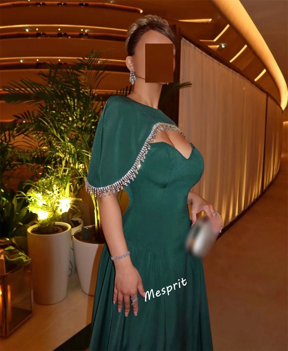 تخصيص بريق شرابة س الرقبة شال ألف خط فساتين طويلة ثوب مسائي رسمي مناسبة مخصصة فستان حفلة أنيقة #3