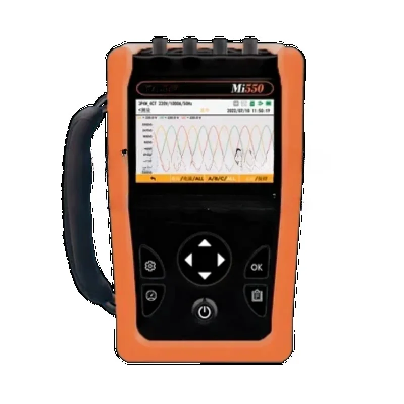 

Mi550Power Quality Analyzer Energy Consumption Monitoring Three-Phase Power Harmonic Handheld Waveform Recording/parts accessory