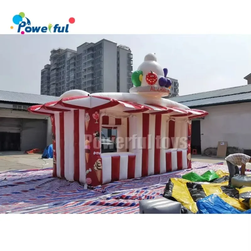 

Portable Inflatable Ice Cream Shop Drink Tent Inflatable Booth Tent Inflatable Kiosk