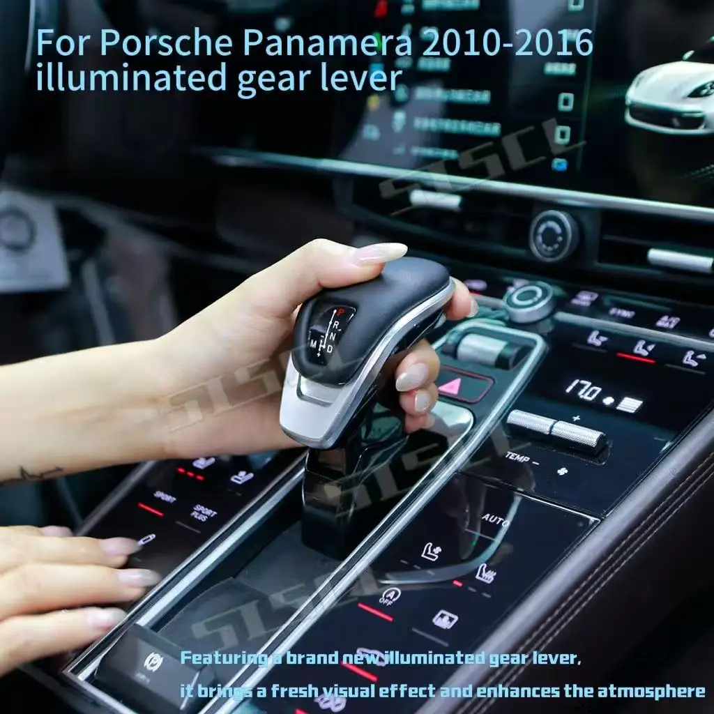 

For Porsche 2008-2016 Panamera 970 Car Interior Modification Upgrade Gear Head Shift Lever Control Lever