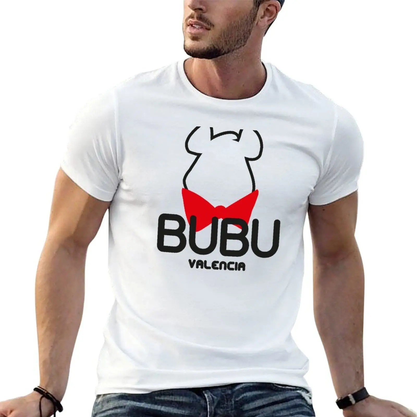 Bubu logo (for light colours) T-Shirt man t shirt cotton high quality man t shirt luxury t shirts designer T-shirt