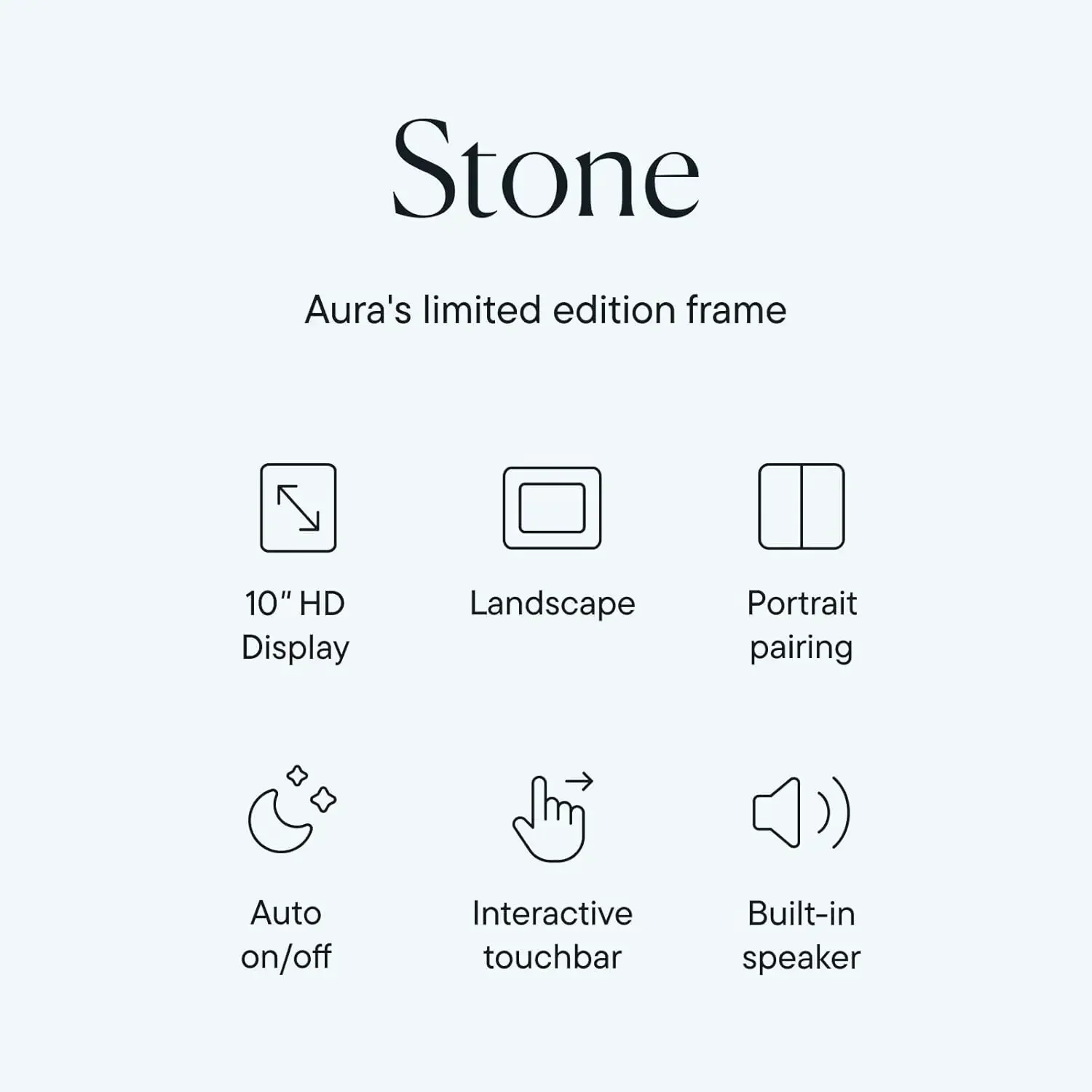 Stone Digital Picture Frame - 10.1