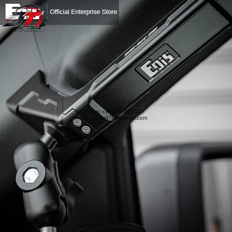 New style Eois Aluminum Magnesium Alloy A-Pillar Grab Handle, Interior Grab Bar With Phone Mount For Ford F-150 Raptor 2017-2020