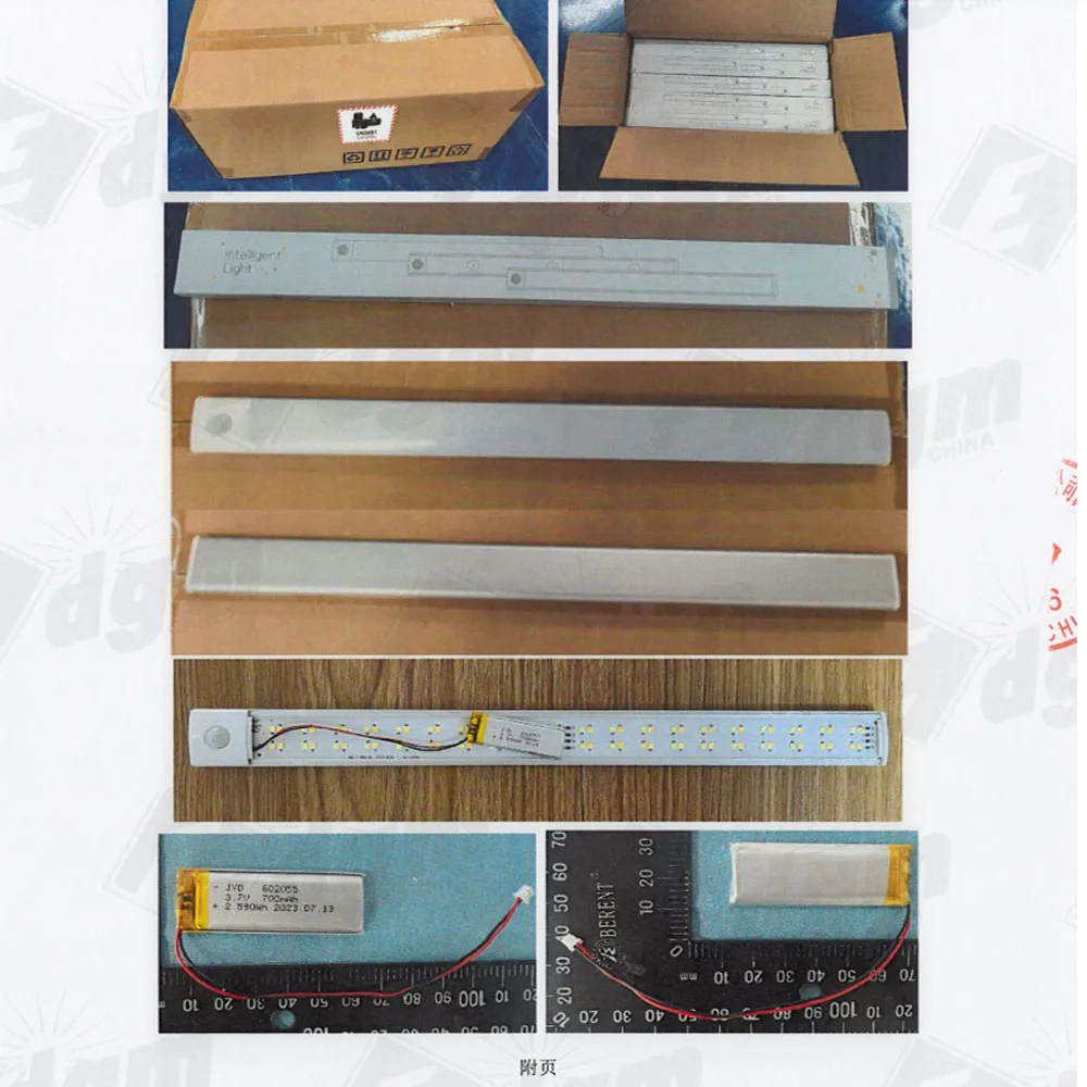 Night Light Motion Sensor LED USB Rechargeable 1000mAh Battery Cabinet Lamp 3 Colors Dimming For Bedroom Kitchen Light
