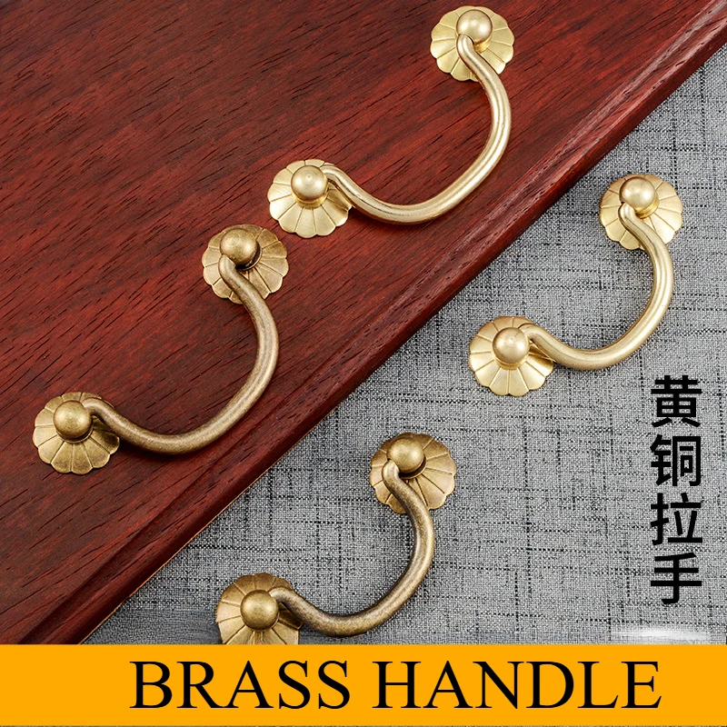 New Chinese-Style Brass Handles for Kitchen Cabinets & Drawers & Bookshelves