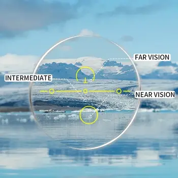 漸進多焦點眼鏡 CR39 光學眼鏡鏡片 1.56/1.61/1.67/1.74 專業訂製處方鏡片 10 最佳銷售 多焦點 - №3