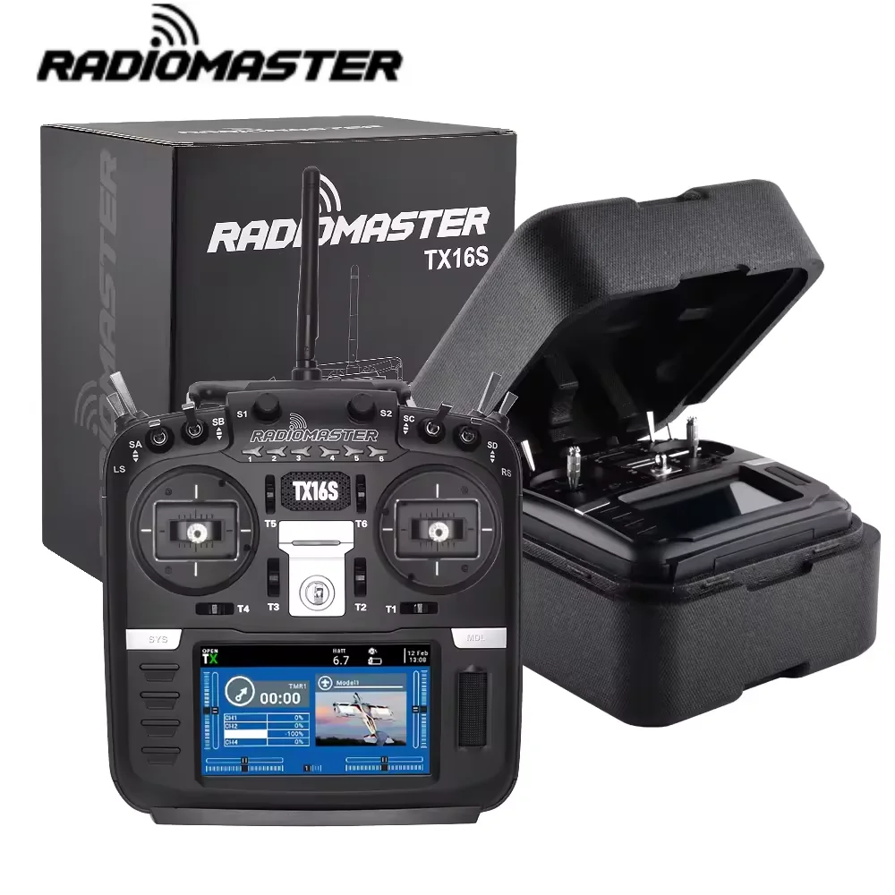 

RadioMaster TX16S MKII Multi-Protocol EdgeTX OpenTX V4.0 Подвес для зала 2,4G 16CH ELRS 4 в 1 Передатчик Пульт дистанционного управления FPV Дрон