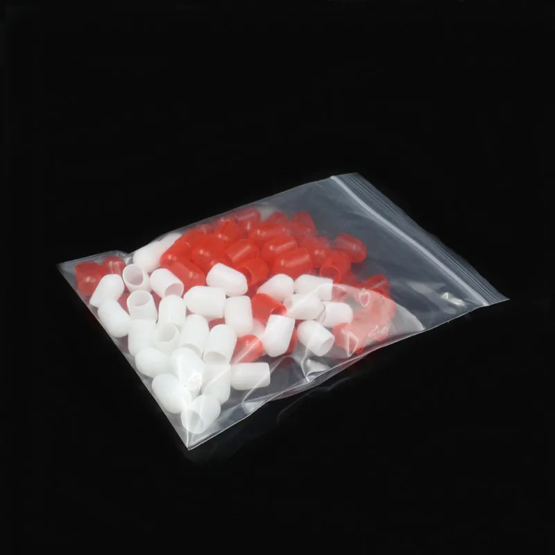 10pcs Protective Cover Covers Dust Cap Shielded Antioxidant Rubber Sleeve for Noise Stopper RCA Plug Female Socket Connector