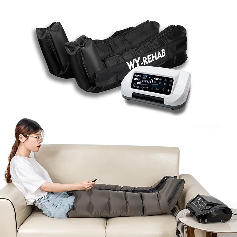 6-Chamber Air Compression Massager Leg Foot Circulation Pressotherapy Pain Relief Relaxation Massage Products