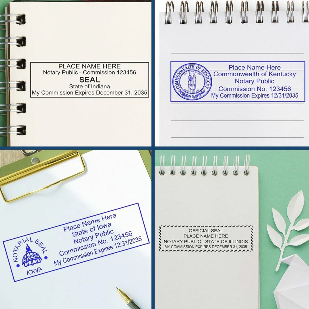 Personalized Logo and Text Self-Inking Stamps Customized Personal Design Company Logo Customized Photosensitive Seal Ink Stamps