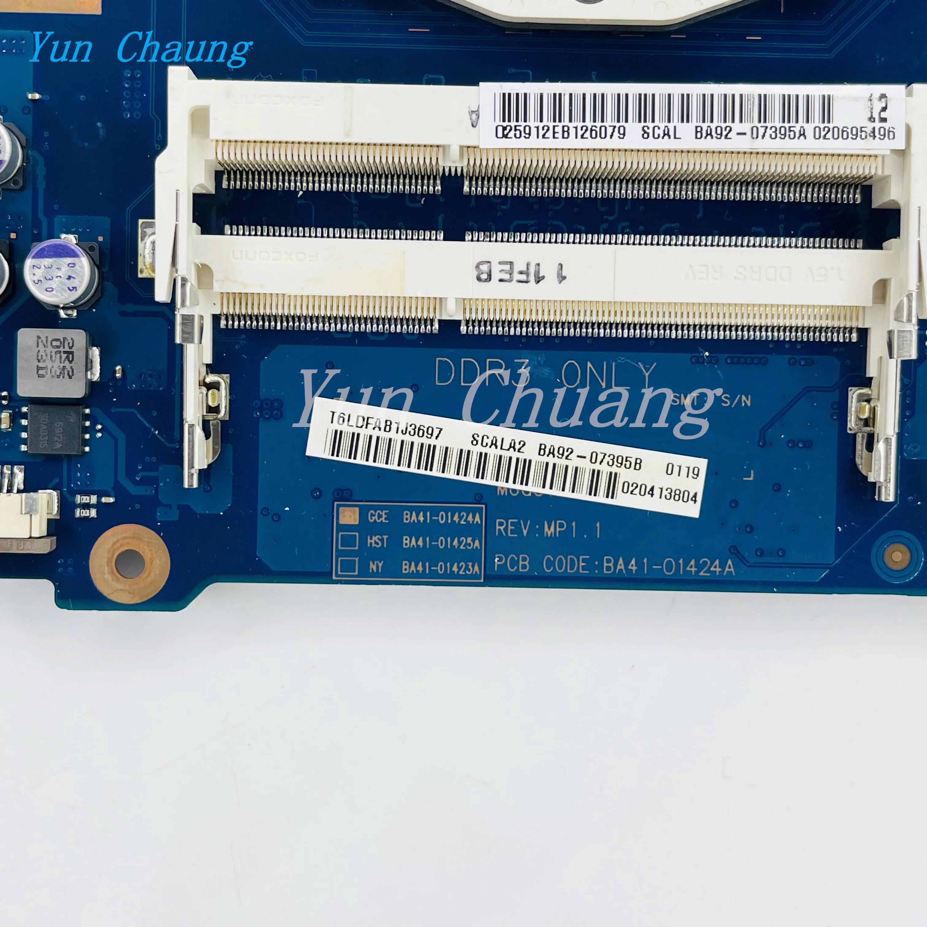 Imagem -06 - Placa-mãe para Computador Portátil Samsung Embutida Np-rv411 Gt315m 100 Testada