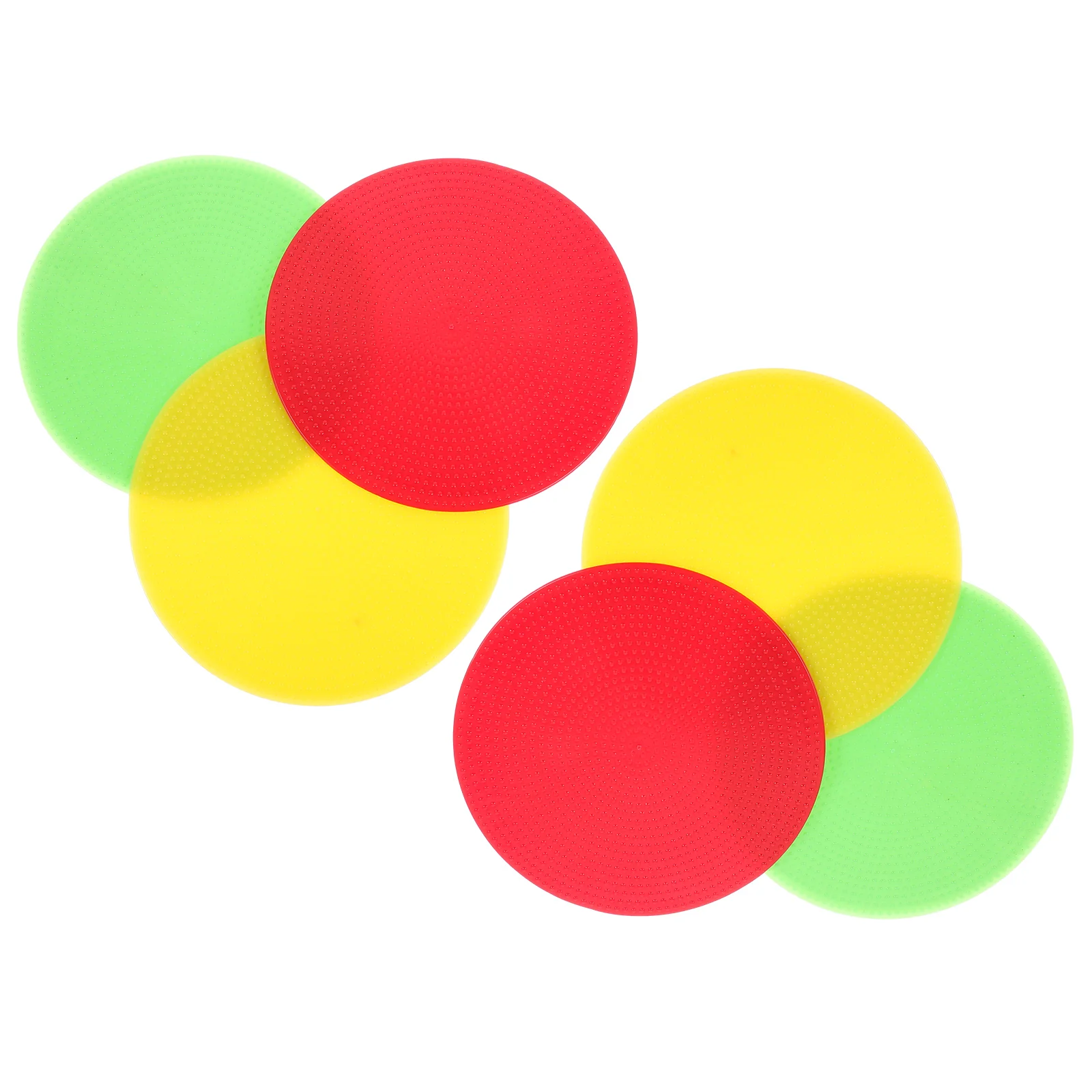 

6 Pcs Landmark Mat Football Soccer Markers Training Supplies Major Plates Tools Disc Pvc Professional Sign Exercising for