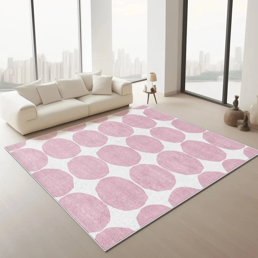 

VIKAMA Modern Simple Living Room Carpet Soft And Easy To Clean Bedroom Bed Floor Mat Cloakroom Room Decorative Carpet