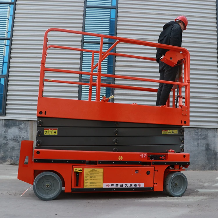 Chinese manufacturer Hydraulic fully self-propelled scissor lift Working height 15.8 meters Lifting platform