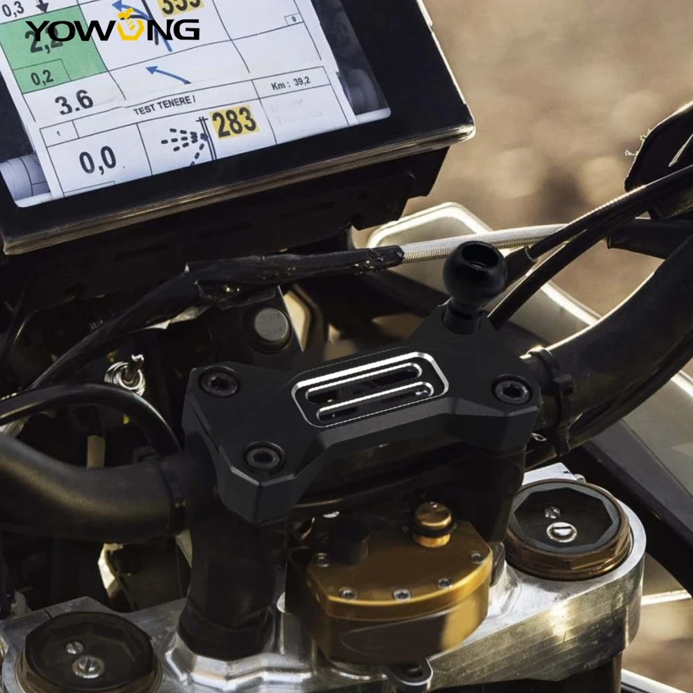 

CNC Aluminum Motorcycle Handlebar Risers Top Clamp Decorative cover For Yamaha Tenere 700 TENERE700 XTZ XT700Z T700 2019-2023