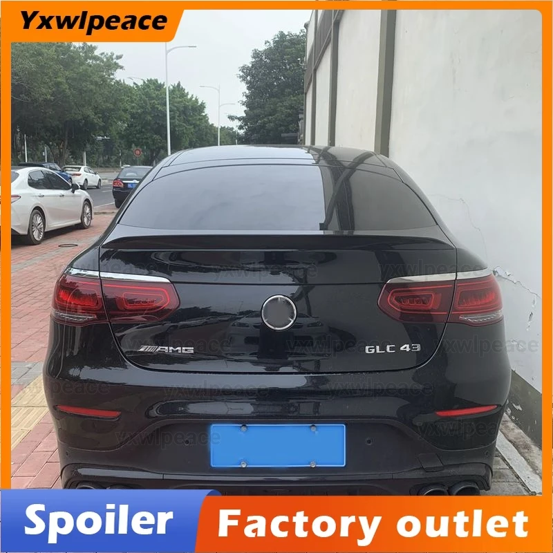 

Неокрашенный спойлер для заднего багажника Mercedes-Benz GLC Coupe C253 GLC260 300 2016-2021 AMG из АБС-пластика, детали для кузова