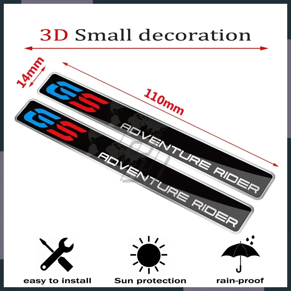 

3D Resin ADV Adventure Knight GS Stickers Suitable for BMW F800GS F700GS R1200GS R1250GS Adventure Universal Small Stickers