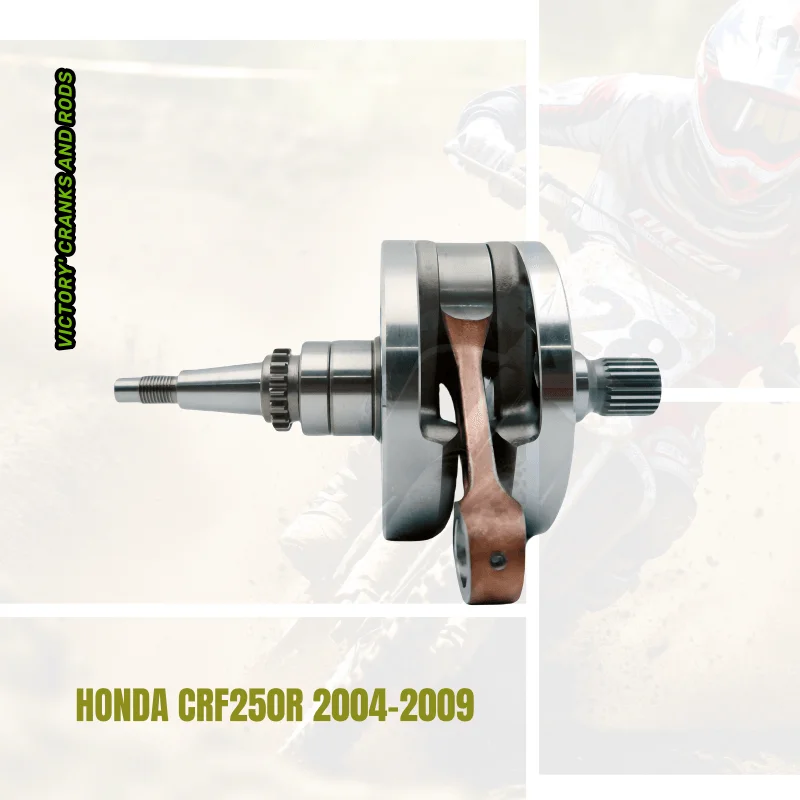 VICTORY' CRANKS AND RODS  FOR HONDA CRF250R 04-09 DIRT BIKE NEW CRANKSHAFT ASSEMBLY