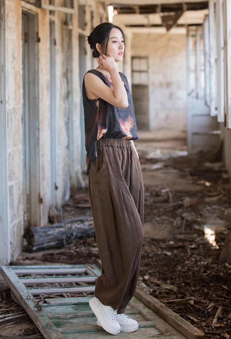 سروال رامي الشتوي: سروال بوهو نيان باي شيو المغسول بالرمل والمتعثر #6