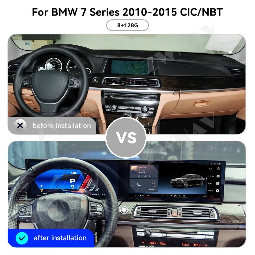For BMW 7 Series 2010-2015 GPS Navi Dual 15.8