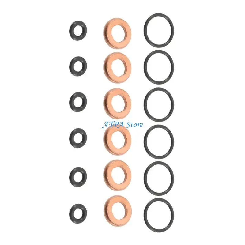 

U13C Car Engine Restoration Injector Repair Rings Seals 059130519B WHT007480 WHT000884 95811051901