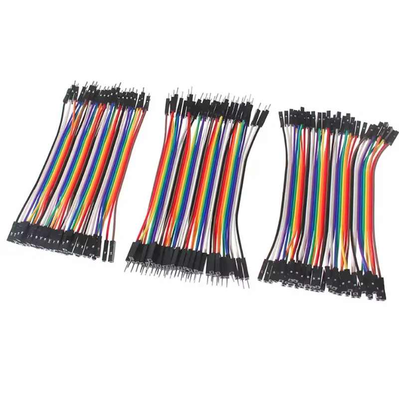 120PCS 10CM Dupont Line 40Pin Female to Female, Male to Male