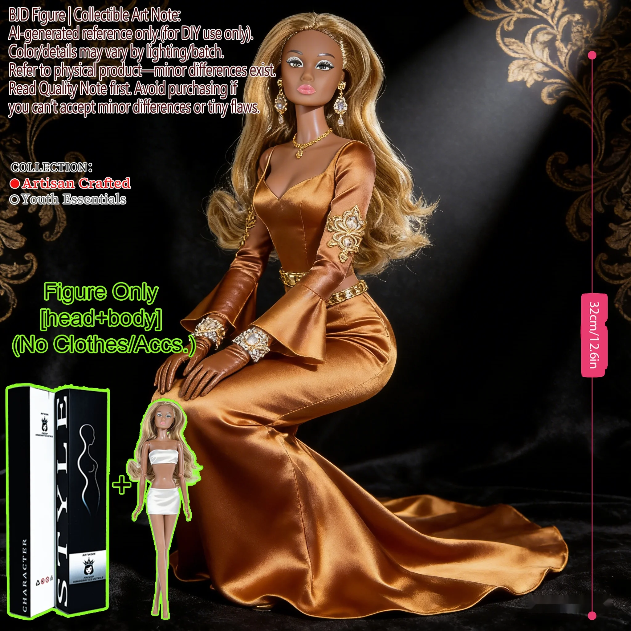 

Многосуставная коллекционная фигурка, кукла BJD в масштабе 1/6, сменный макияж на 12 суставах (без одежды)