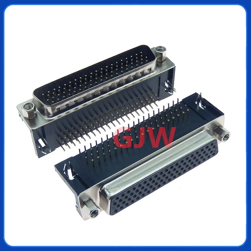 1PCS D-SUB connector gold plated HDR78 male DR78 pin HDB78 female DB78 core plate foot soldered plate