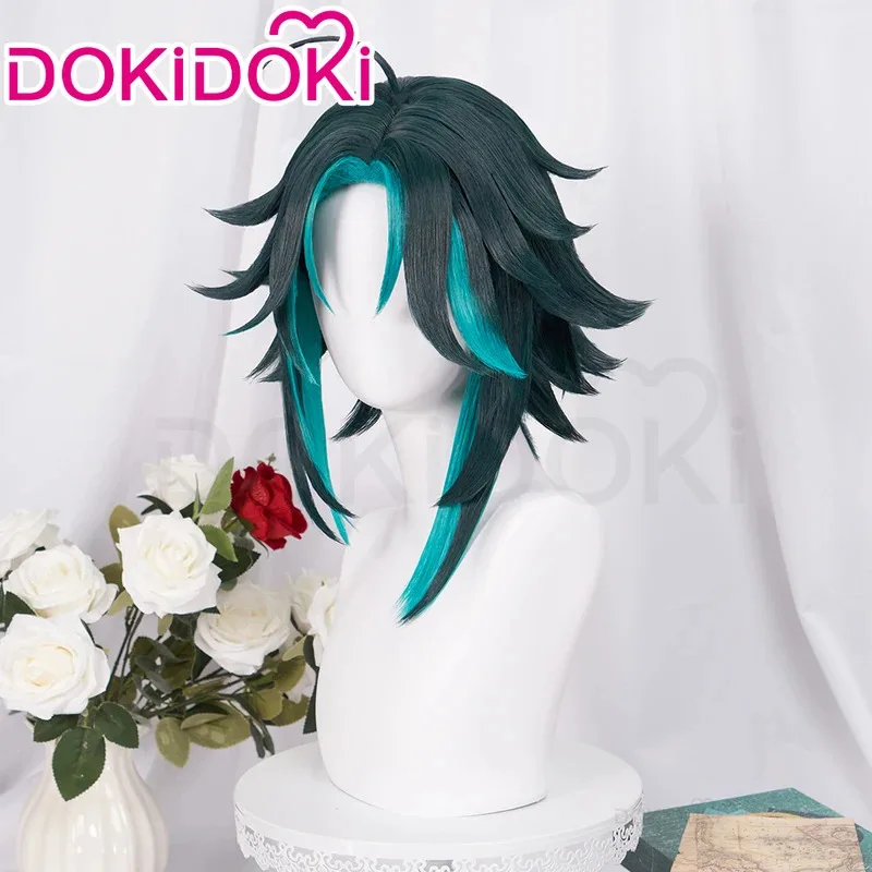 Bear's Den IN STOCK Game DokiDoki Halloween Cosplay Wig Genshin Impact Xiao Cospl New 2025