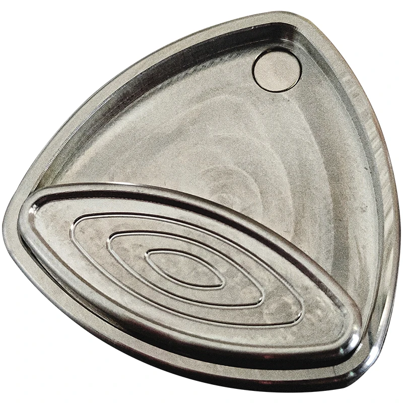 

Mini Stainl Steel Titanium Alloy Rotor Magnetic Triangle Decomprion Push Brand EDC Fidget Toys Anti Str ADHD Adult Gift