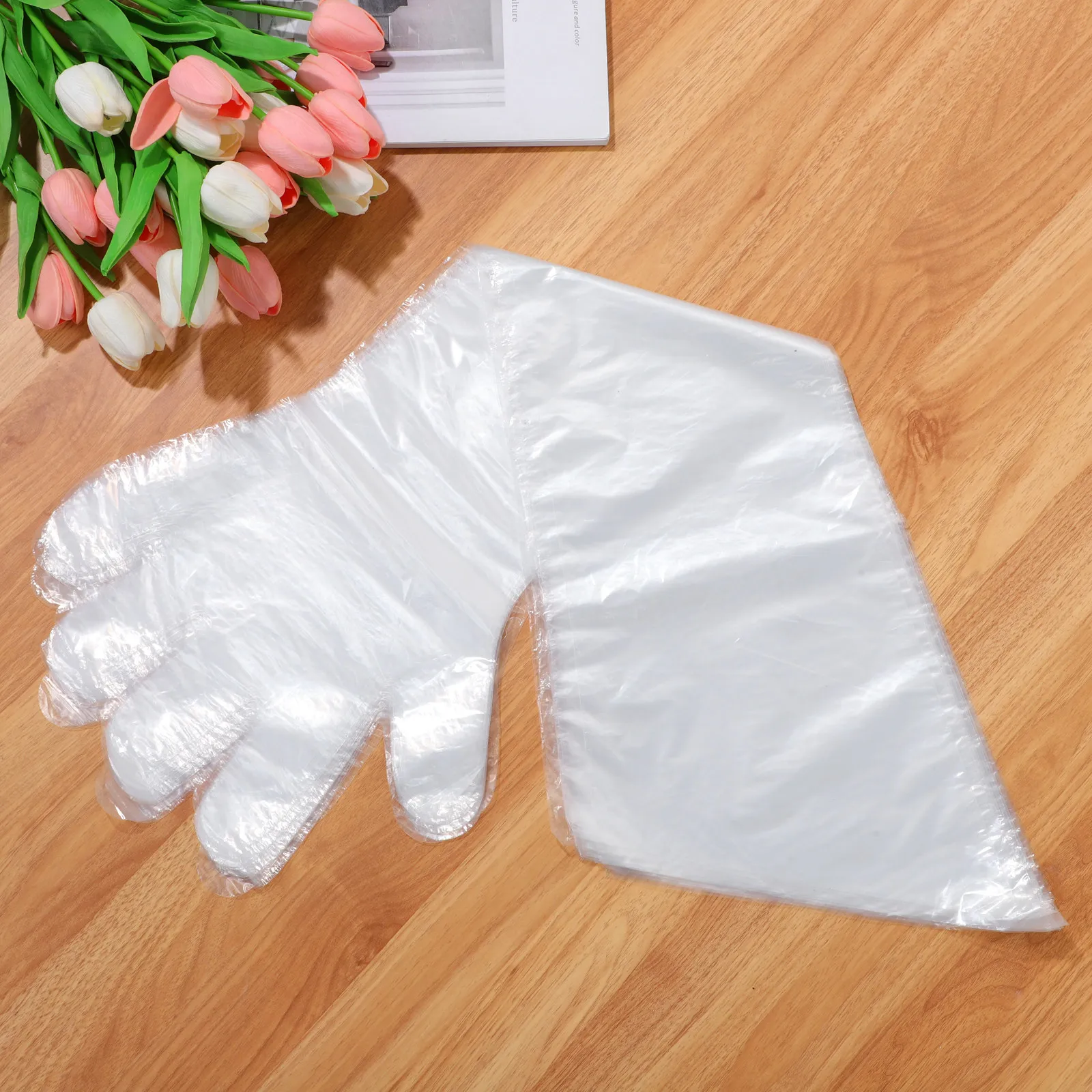 

50Pcs Glove Long Arm 85Cm for Farm Animals Cattle Horses Donkeys Pregnancy Test Artificial Eco