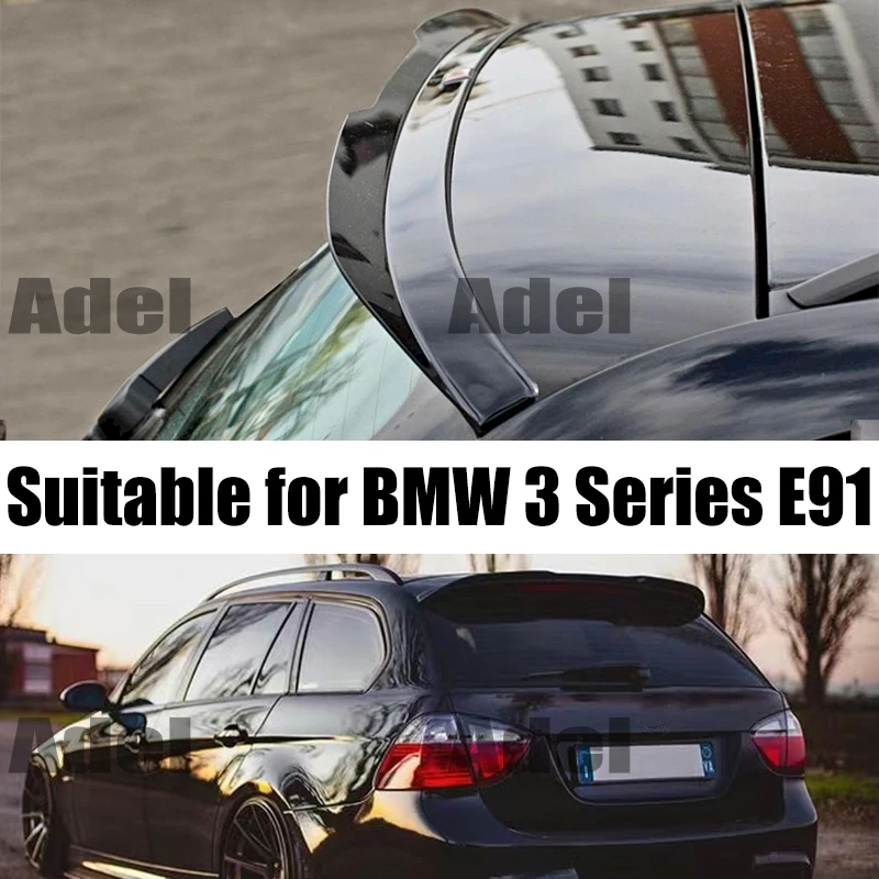 REAR WING SPOILER For BMW 3 E91 M-PACK FACELIFT 2008- 2011 High Quality ABS Plastic Hatchback Spoiler Trunk Car Wing Universal