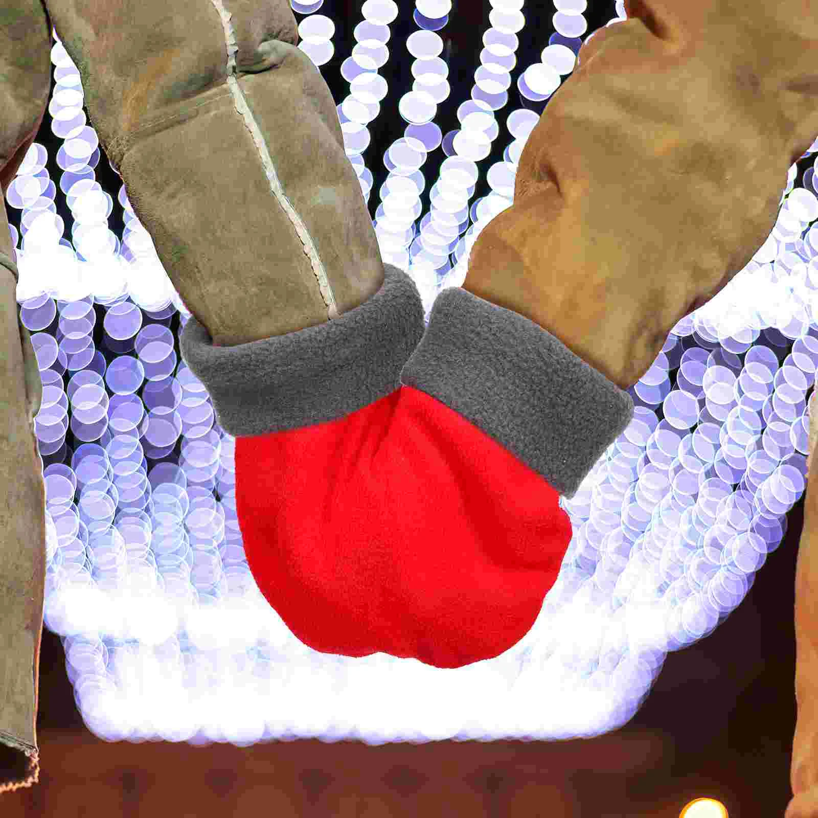 3 uds guantes guantes gruesos de invierno cálidos guantes románticos de Navidad para parejas mitones para hombres