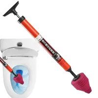 High Pressure Air Plunger Toilet Powerful Unclogger Tool with Ergonomic Handle Drain Clog Remover Plumbing Kit Sink Plunger 5