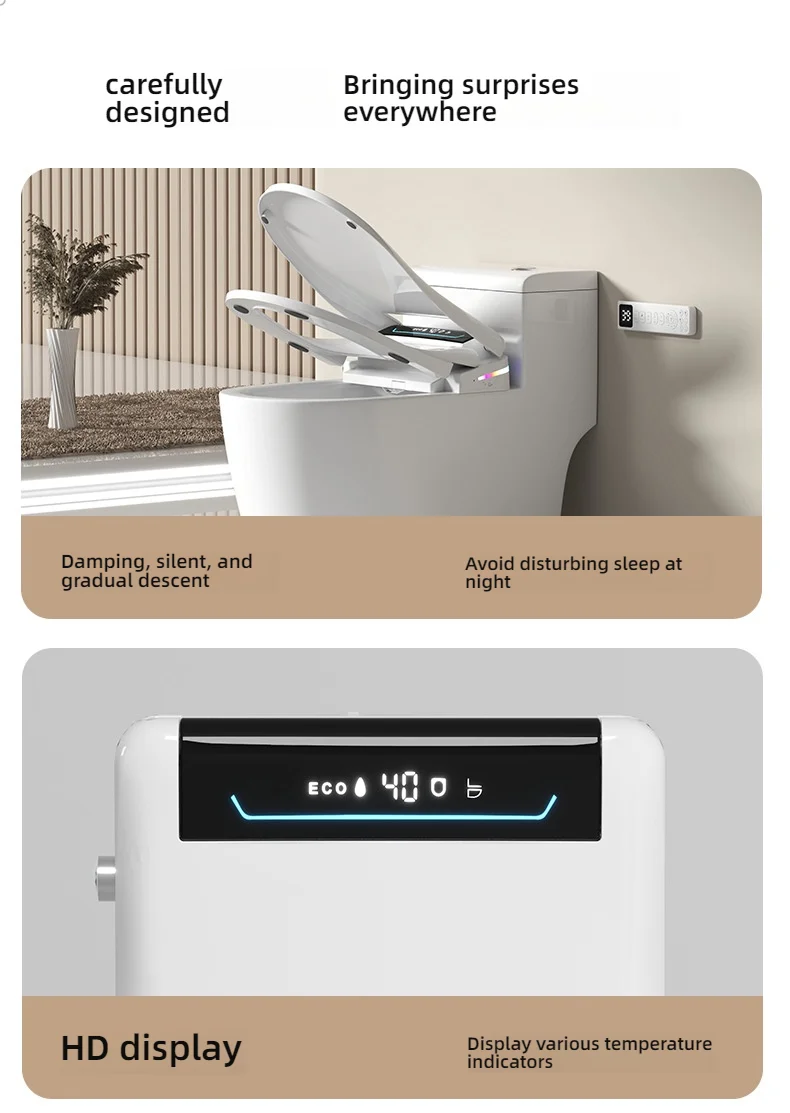 ZXHK 미국 플러그 110V 자동 전기 온열 비데 시트 플라스틱 구조 현대적 디자인 스마트 변기 시트 커버 뚜껑 1년 보증