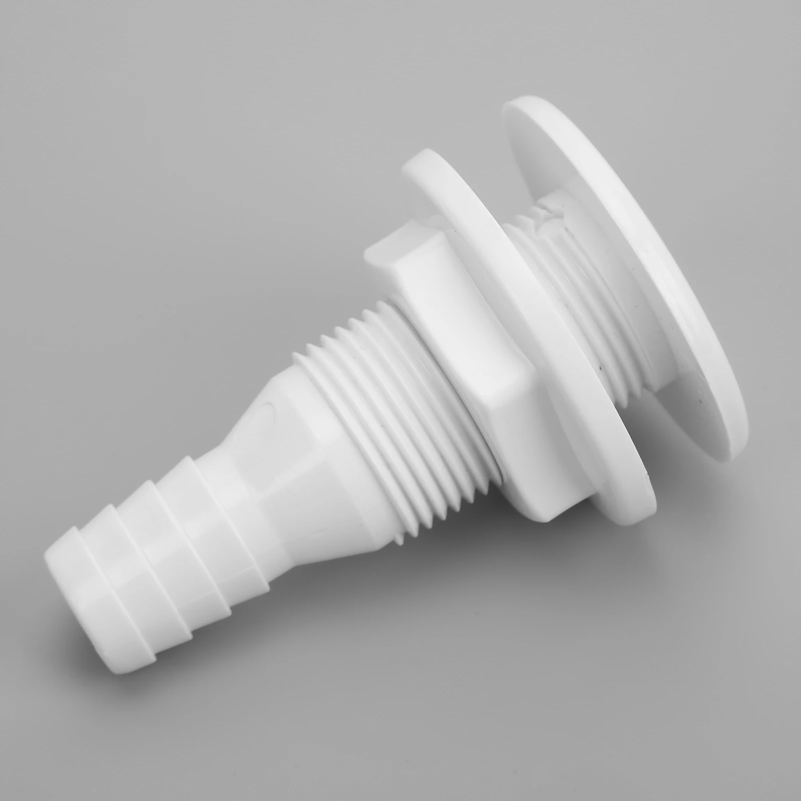 Boot Door Romp Connector 3/4in Abs Plastic Slangkoppeling Afvoer Uitlaat Accessoire Boten Fitting Drain Scupper Thru Romp Fitting