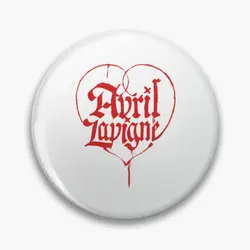 Avril Lavigne Merch Logo  Soft Button Pin Lover Jewelry Lapel Pin Gift Decor Creative Badge Hat Cute Metal Women Cartoon Fashion